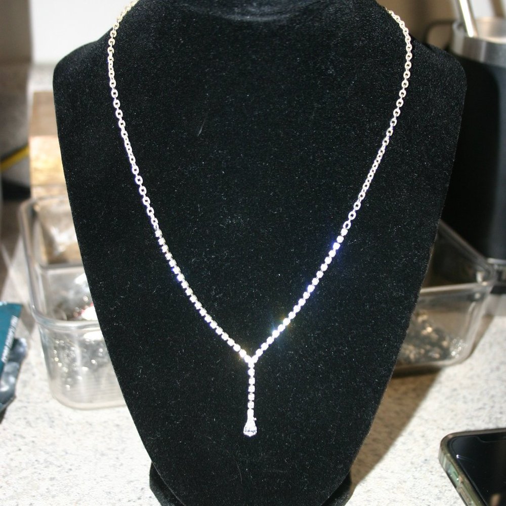 Vintage Faux Silver Necklace